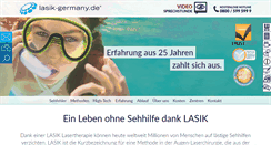 Desktop Screenshot of lasik-germany.de