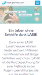 Mobile Screenshot of lasik-germany.de